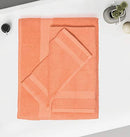 GLAMBURG 8-Piece Towel Set, Contains 2 Oversized Bath Towels 30x54, 2 Hand Towels 16x28, 4 Wash Cloths 13x13 - Quickdry Towel Sets, Ideal for Everyday use, Hotel & Spa - Black