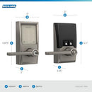 Schlage Encode Smart Wi-Fi Deadbolt with Century Trim in Matte Black