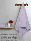 GLAMBURG 8-Piece Towel Set, Contains 2 Oversized Bath Towels 30x54, 2 Hand Towels 16x28, 4 Wash Cloths 13x13 - Quickdry Towel Sets, Ideal for Everyday use, Hotel & Spa - Black