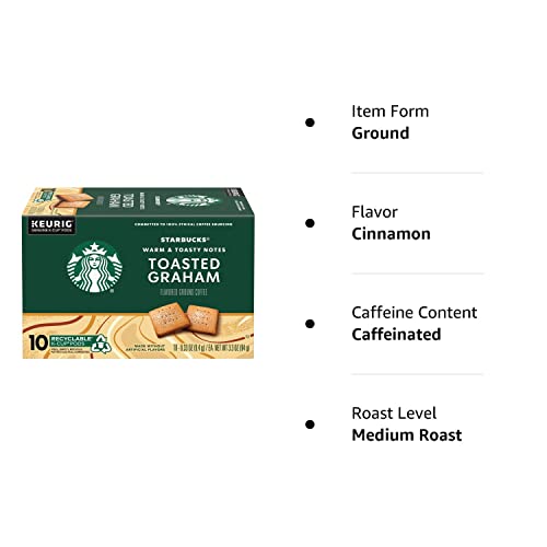 Starbucks K-Cup Coffee Pods—Caramel Flavored Coffee—100% Arabica—1 box (40 pods)