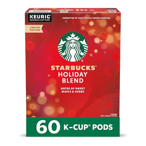 Starbucks K-Cup Coffee Pods—Caramel Flavored Coffee—100% Arabica—1 box (40 pods)