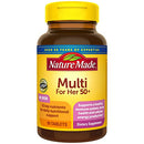 Nature Made Multivitamin For Her 50+ with No Iron, Womens Multivitamin for Daily Nutritional Support, Multivitamin for Women, 90 Tablets, 90 Day Supply