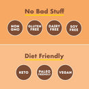 IQBAR Brain and Body Keto Protein Bars - Chocolate Lovers Variety Keto Bars - 12-Count Energy Bars - Low Carb Protein Bars - High Fiber Vegan Bars and Low Sugar Meal Replacement Bars - Vegan Snacks