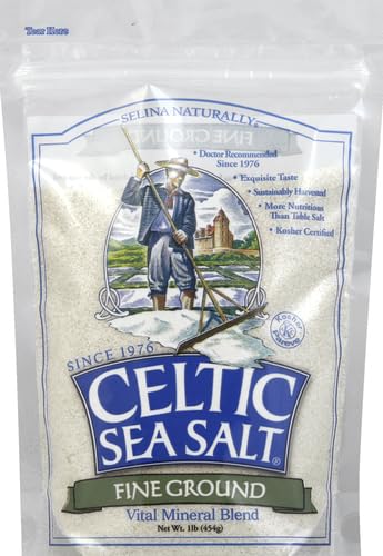 Celtic Sea Salt, Fine Ground, 8 Ounce, 0.5 Pound (Pack of 1)