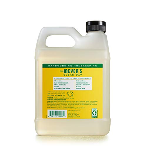 MRS. MEYER'S CLEAN DAY Liquid Hand Soap Refill, Cruelty Free and Biodegradable Formula, Lavender Scent, 33 Fl Oz (Pack of 1)