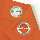 LEMOMO Blackout Curtains 52 x 84 inch/Black Set of 2 Panels/Thermal Insulated Room Darkening Bedroom Curtains