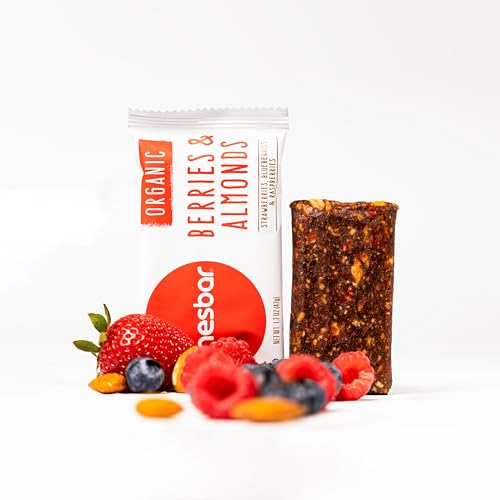 JONESBAR (Variety Pack, 12 Count (Pack of 1)), USDA Organic Fruit & Nut Bar, Non-GMO, Kosher, Vegan, Gluten Free, Simple Snack Bar