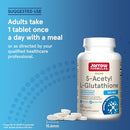 Jarrow Formulas S-Acetyl L-Glutathione Tablets - 100 mg - 60 Count - Dietary Supplement - Stable Form of L-Glutathione - for Antioxidant Support and Detoxification - Non-GMO - Gluten Free