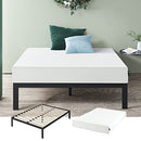 ZINUS 6 Inch Green Tea Memory Foam Mattress, Fiberglass Free, Patented Custom Contour Support, Sturdy Base Foam, CertiPUR-US Certified, Bed-in-a-box, Twin, White