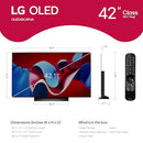 LG 65-Inch Class OLED evo C4 Series Smart TV 4K Processor Flat Screen with Magic Remote AI-Powered with Alexa Built-in (OLED65C4PUA, 2024)