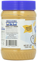 Peanut Butter & Co. Smooth Operator Peanut Butter, Non-GMO Project Verified, Gluten Free, Vegan, 16 Ounce (Pack of 6)