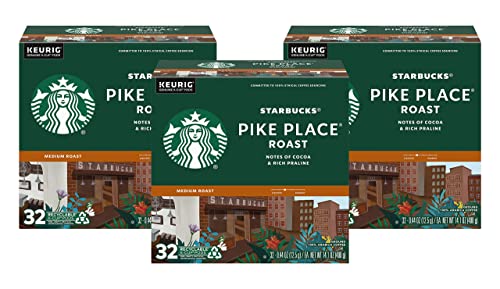 Starbucks K-Cup Coffee Pods—Caramel Flavored Coffee—100% Arabica—1 box (40 pods)