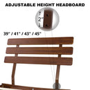 Bme Caden Solid Wood Nightstand/Side Table/End Table, Fully Assembled, with 1-Drawer for Mid Century Bedroom and Living Room, Caramel