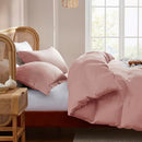 Nestl Twin Duvet Cover - Soft Double Brushed Light Grey Duvet Cover Twin/Twin XL, 2 Piece, with Button Closure, Duvet Cover 68x90 inches