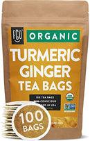 FGO Organic Green Tea, Eco-Conscious Tea Bags, 100 Count