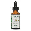 Vitamin D3 with K2 Liquid Drops, All Natural, Non-GMO, 1208iu D3 and 25mcg K2 (mk7) per Serving, Support Your Bones, Immune System and Energy Levels, with or Without Peppermint Oil
