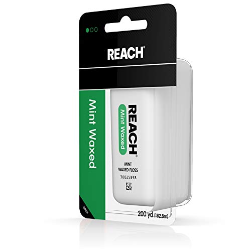 Reach Waxed Dental Floss Bundle | Effective Plaque Removal, Extra Wide Cleaning Surface | Shred Resistance & Tension, Slides Smoothly & Easily , PFAS FREE | Cinnamon Flavored, 55 Yard (Pack of 6)