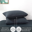 ALAZURIA Bedding Duvet Cover 2 Piece Set - Super Soft Prewashed, Duvet Covers Twin with Zipper Closure & 4 Corner Ties (1 Duvet Cover + 1 Pillow Case) Terracotta Pastel, Twin