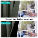 NICETOWN Grey Full Shade Curtain Panels, Pair of Energy Smart & Noise Blocking Out Blackout Drapes for Dining Room Window, Thermal Insulated Guest Room Lined Window Dressing(Gray, 52 x 84 inch)