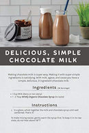 Wildly Organic Chocolate Syrup 20 Oz - Organic, Dairy-Free, Fair Trade, Non-GMO, Kosher, Vegan, Premium Rich Chocolate Flavor - Perfect for Ice Cream, Baking, Coffee, Chocolate Milk, Mocha, & Hot Cocoa - 2 Ingredients: Raw Cacao Powder & Raw Agave