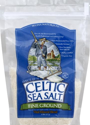 Celtic Sea Salt, Fine Ground, 8 Ounce, 0.5 Pound (Pack of 1)