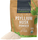 Viva Naturals Organic Psyllium Husk Powder, 24 oz - Finely Ground, Unflavored Plant Based Superfood - Good Source of Fiber for Gluten-Free Baking, Juices & Smoothies - Certified Vegan, Keto and Paleo