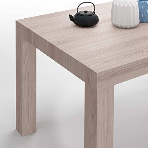 Mobili Fiver, First Extendable Table, Rustic Oak, Made in Italy