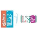 Plackers Twin-Line Dental Flossers, Advanced Whitening and Dual Action Flossing System, Easy Storage, Super Tuffloss, 2X The Clean, Cool Mint Flavor, 600 Count (Pack of 4)