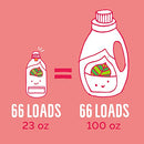 Seventh Generation EasyDose Laundry Detergent, Ultra Concentrated: 66 Loads, Mango & Mandarin Scent, 23.1 Fl Oz