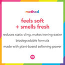 Method Fabric Softener; Ginger Mango; 53.5 Ounces; 45 Loads; 1 pack; Packaging May Vary