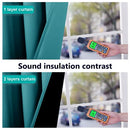 NICETOWN Grey Full Shade Curtain Panels, Pair of Energy Smart & Noise Blocking Out Blackout Drapes for Dining Room Window, Thermal Insulated Guest Room Lined Window Dressing(Gray, 52 x 84 inch)