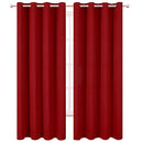 LEMOMO Blackout Curtains 52 x 84 inch/Black Set of 2 Panels/Thermal Insulated Room Darkening Bedroom Curtains