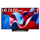 LG 65-Inch Class OLED evo C4 Series Smart TV 4K Processor Flat Screen with Magic Remote AI-Powered with Alexa Built-in (OLED65C4PUA, 2024)