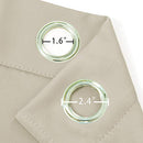 LEMOMO Blackout Curtains 52 x 84 inch/Black Set of 2 Panels/Thermal Insulated Room Darkening Bedroom Curtains