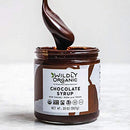 Wildly Organic Chocolate Syrup 20 Oz - Organic, Dairy-Free, Fair Trade, Non-GMO, Kosher, Vegan, Premium Rich Chocolate Flavor - Perfect for Ice Cream, Baking, Coffee, Chocolate Milk, Mocha, & Hot Cocoa - 2 Ingredients: Raw Cacao Powder & Raw Agave