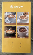 4 in 1 Electric Milk Frother: 10oz/350 mL Large Capacity Electric Milk Steamer for Hot and Cold Milk Froth - Automatic Milk Frother & Warmer for Latte, Cappuccinos, Macchiato, Hot Chocolate