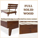 Bme Caden Solid Wood Nightstand/Side Table/End Table, Fully Assembled, with 1-Drawer for Mid Century Bedroom and Living Room, Caramel