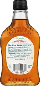 Maple Grove Farms Organic Pure Maple Syrup, Grade A Amber, 8.5 Ounce