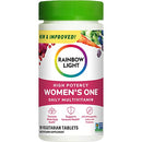 Rainbow Light Multivitamin for Women, Vitamin C, D & Zinc, Probiotics, Women’s One Multivitamin Provides High Potency Immune Support, Non-GMO, Vegetarian, 60 Tablets