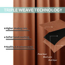 NICETOWN Grey Full Shade Curtain Panels, Pair of Energy Smart & Noise Blocking Out Blackout Drapes for Dining Room Window, Thermal Insulated Guest Room Lined Window Dressing(Gray, 52 x 84 inch)