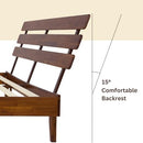 Bme Caden Solid Wood Nightstand/Side Table/End Table, Fully Assembled, with 1-Drawer for Mid Century Bedroom and Living Room, Caramel