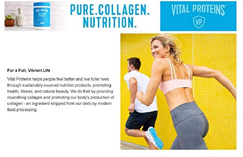 Vital Proteins Marine Collagen Peptides Powder Supplement for Skin Hair Nail Joint - Hydrolyzed Collagen - 12g per Serving - 7.8 oz Canister