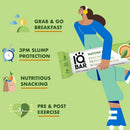 IQBAR Brain and Body Keto Protein Bars - Chocolate Lovers Variety Keto Bars - 12-Count Energy Bars - Low Carb Protein Bars - High Fiber Vegan Bars and Low Sugar Meal Replacement Bars - Vegan Snacks