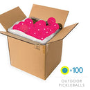 Franklin Sports Outdoor- X-40 Pickleball Balls - USA Pickleball (USAPA) Approved - 3 Pack Outside Pickleballs - Optic Yellow - US Open Ball