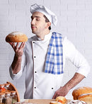 Utopia Towels Dish Towels, 15 x 25 Inches, 100% Ring Spun Cotton Super Absorbent Linen Kitchen Towels, Soft Reusable Cleaning Bar and Tea Towels Set (12 Pack, Blue)