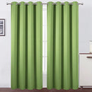 LEMOMO Blackout Curtains 52 x 84 inch/Black Set of 2 Panels/Thermal Insulated Room Darkening Bedroom Curtains