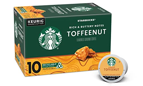 Starbucks K-Cup Coffee Pods—Caramel Flavored Coffee—100% Arabica—1 box (40 pods)