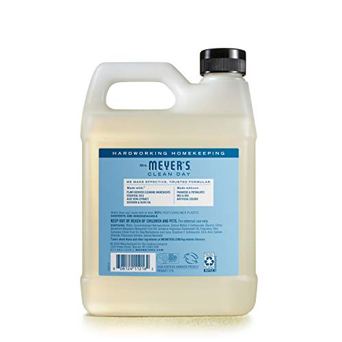 MRS. MEYER'S CLEAN DAY Liquid Hand Soap Refill, Cruelty Free and Biodegradable Formula, Lavender Scent, 33 Fl Oz (Pack of 1)
