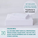 ALAZURIA Bedding Duvet Cover 2 Piece Set - Super Soft Prewashed, Duvet Covers Twin with Zipper Closure & 4 Corner Ties (1 Duvet Cover + 1 Pillow Case) Terracotta Pastel, Twin