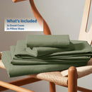 Nestl Twin Duvet Cover - Soft Double Brushed Light Sage Duvet Cover Twin/Twin XL, 2 Piece, with Button Closure, Duvet Cover 68x90 inches